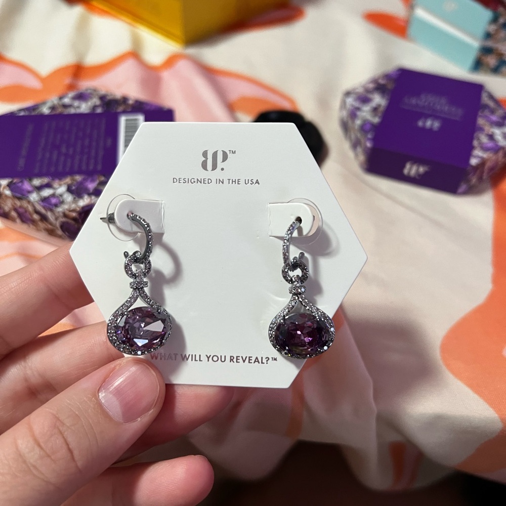 Amethyst Drop Earrings